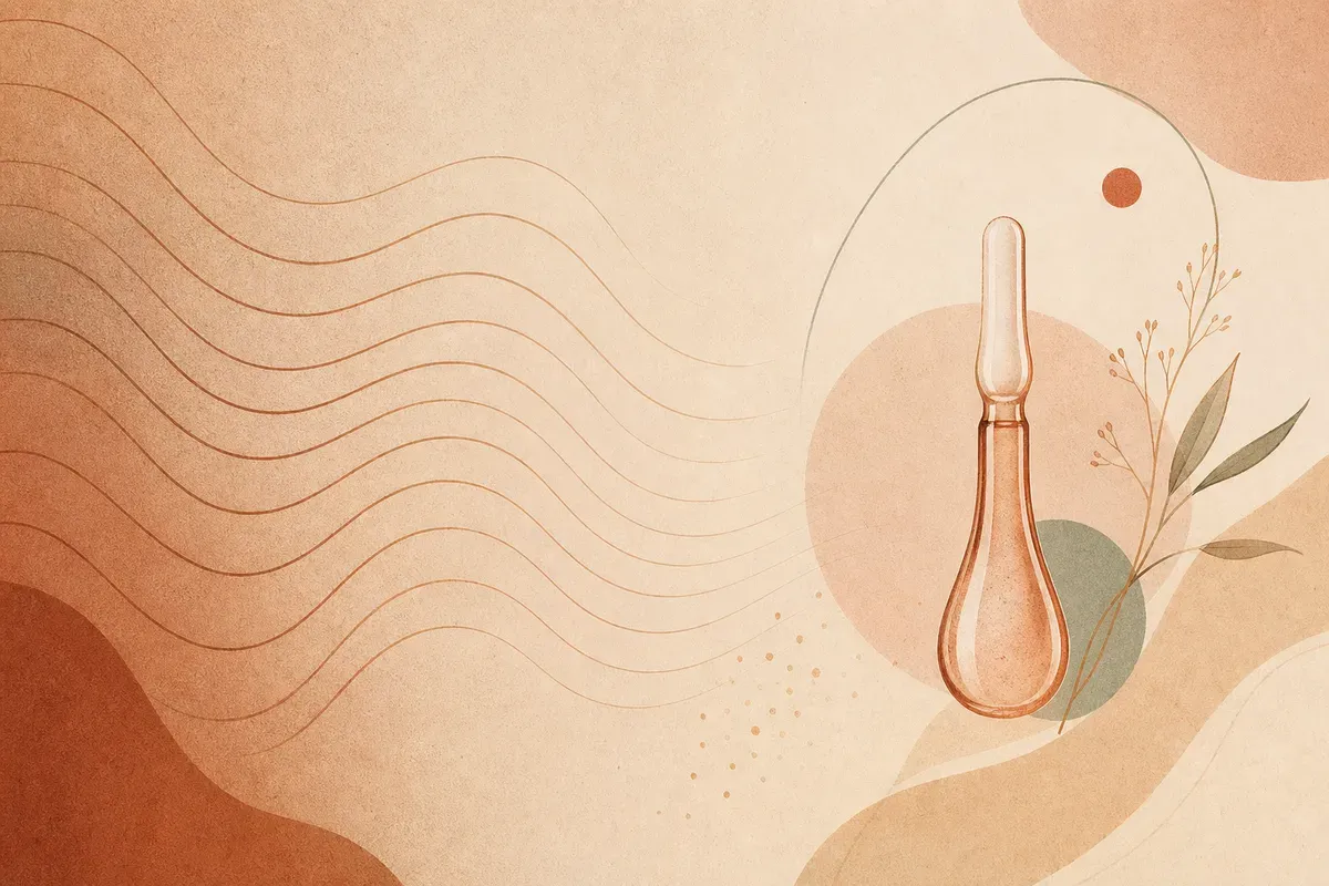 Ilustração do rosto destacando os pontos de aplicação de toxina botulínica no músculo depressor do ângulo da boca para suavizar a queda das comissuras.