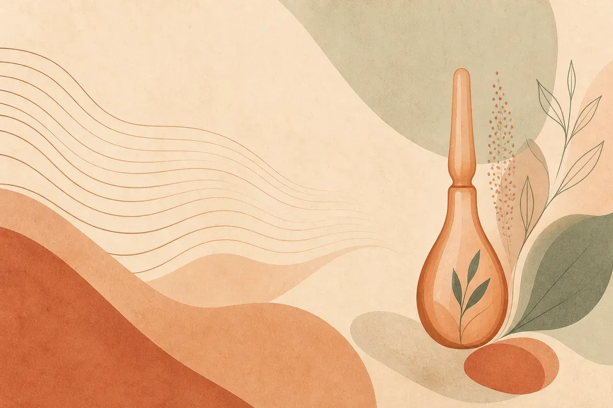 Ilustração de aplicação de microdoses de toxina botulínica em pontos da testa e ao redor dos olhos para fins preventivos.