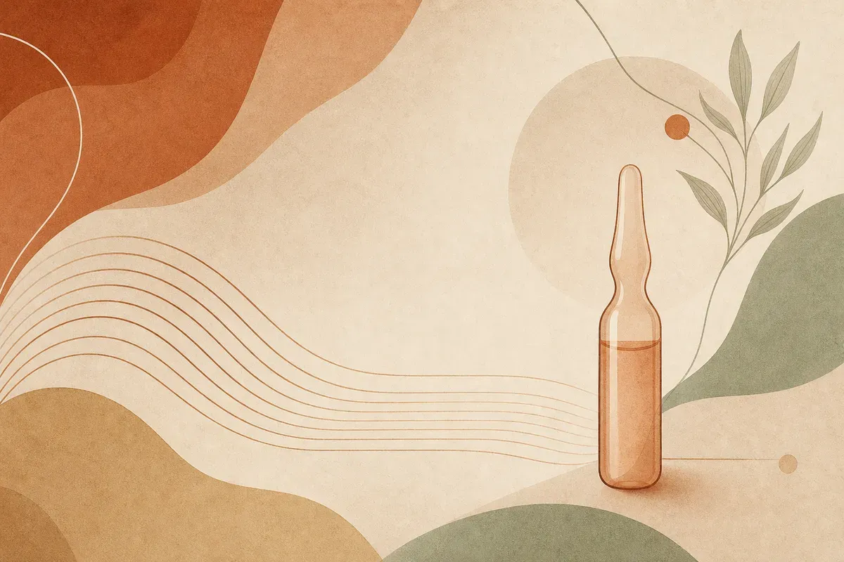Ilustração do rosto destacando os músculos ao redor dos olhos e da sobrancelha tratados com toxina botulínica para discreto levantamento da sobrancelha caída.