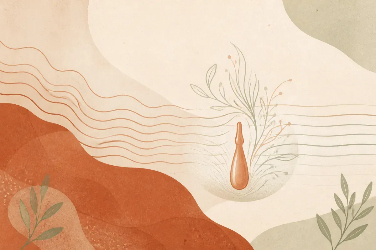 Ilustração de aplicação superficial de microbotox em microgotículas no rosto para melhora de textura da pele