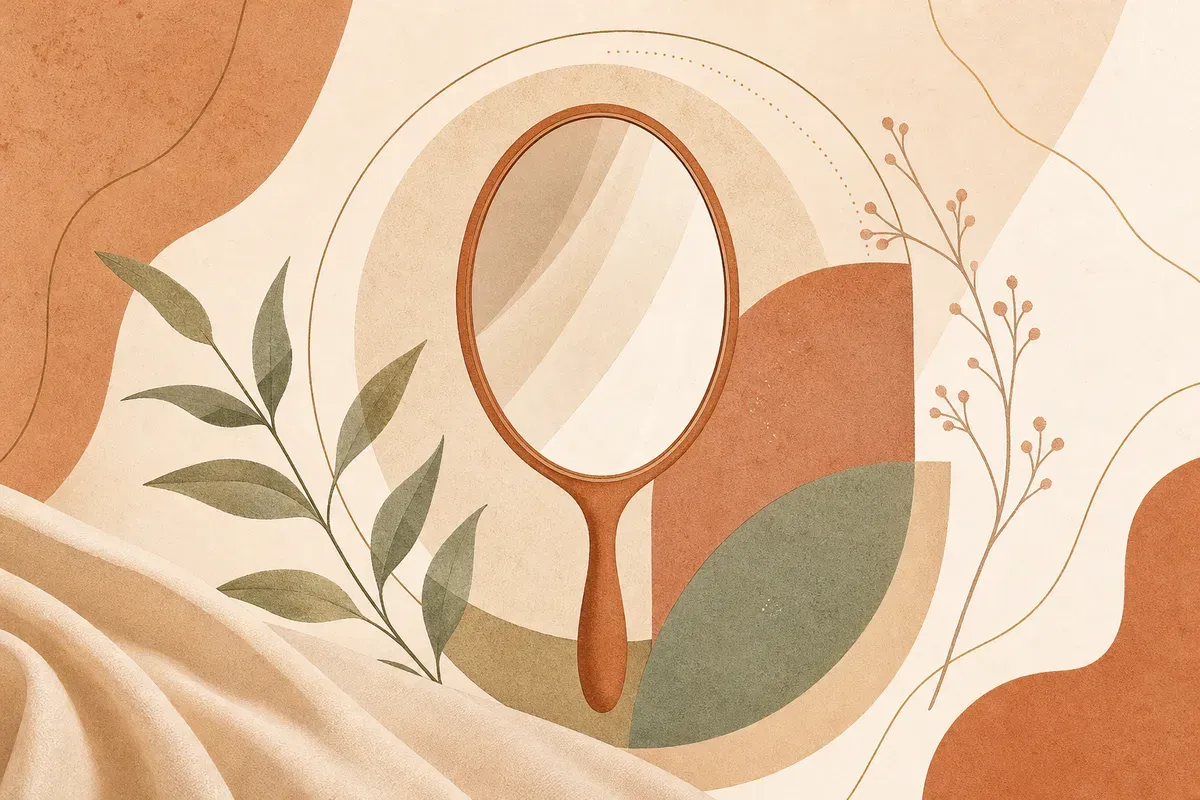 Ilustração do contorno do pescoço e da região do queixo destacando as áreas tratadas na cervicoplastia.