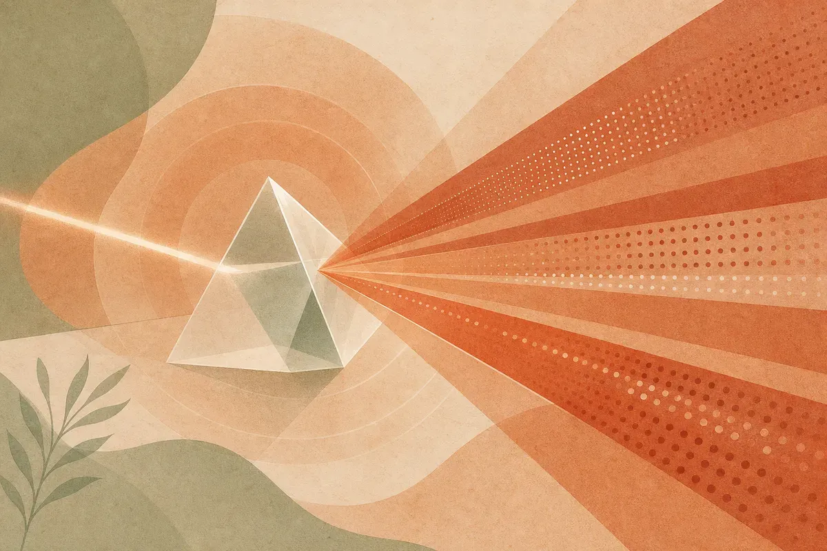 Ilustração de aplicação de laser de CO2 fracionado no rosto, mostrando microcolunas de tratamento na pele.