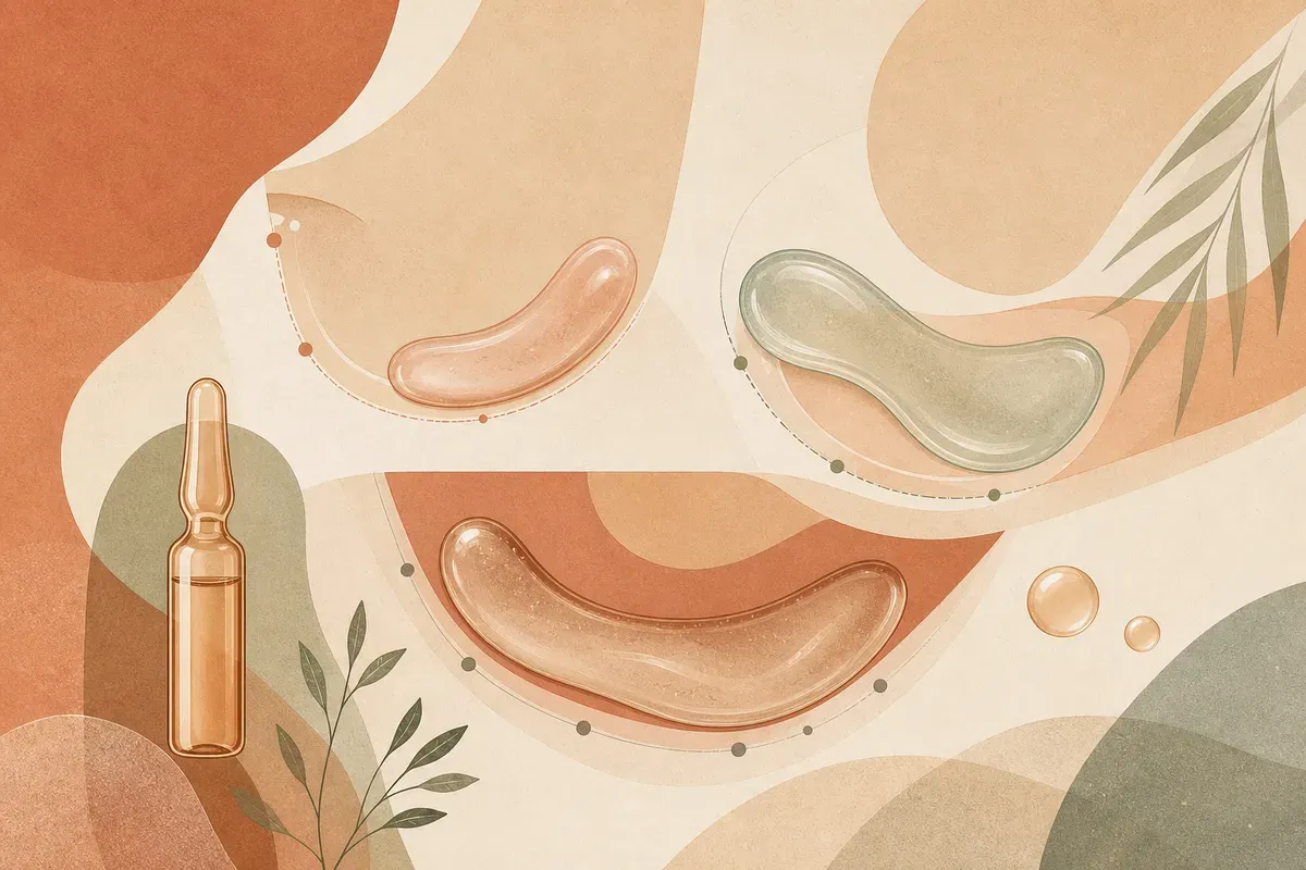 Ilustração do rosto destacando as três regiões do Preenchimento 3M: mento, malar e mandíbula